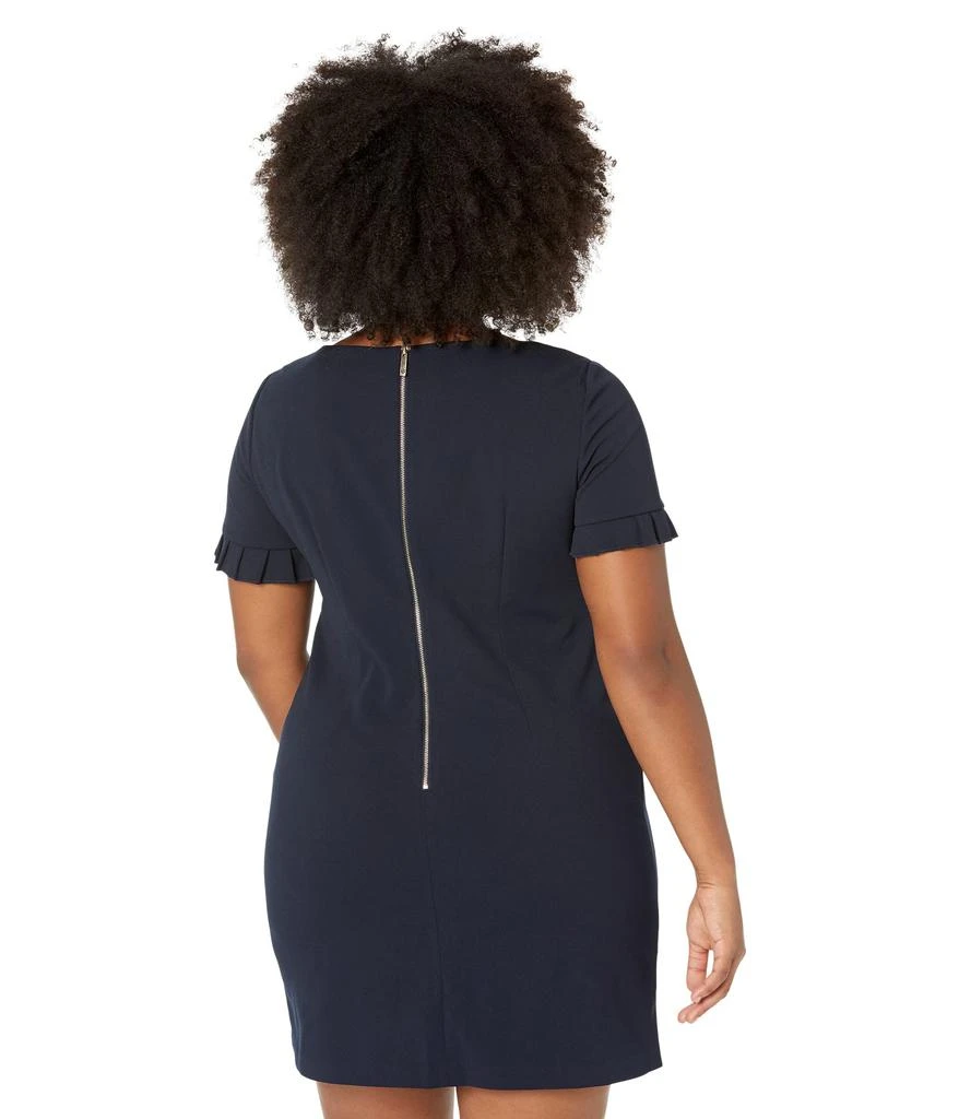 商品Tommy Hilfiger|Pleated Short Sleeve Scuba Crepe Dress,价格¥358,第2张图片详细描述