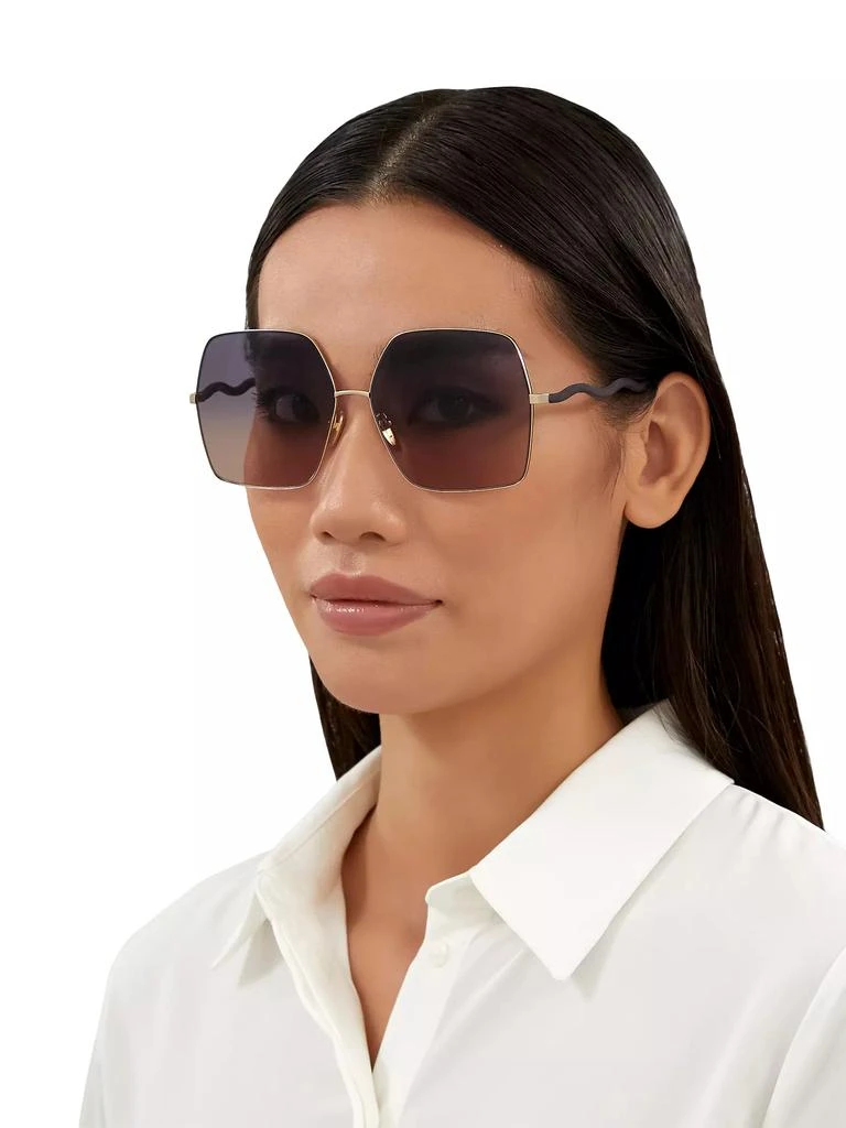 商品Chloé|64MM Oversized Sunglasses,价格¥1316,第4张图片详细描述