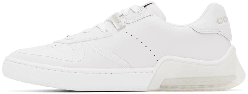 商品Coach|White Citysole Court Sneakers,价格¥541,第3张图片详细描述