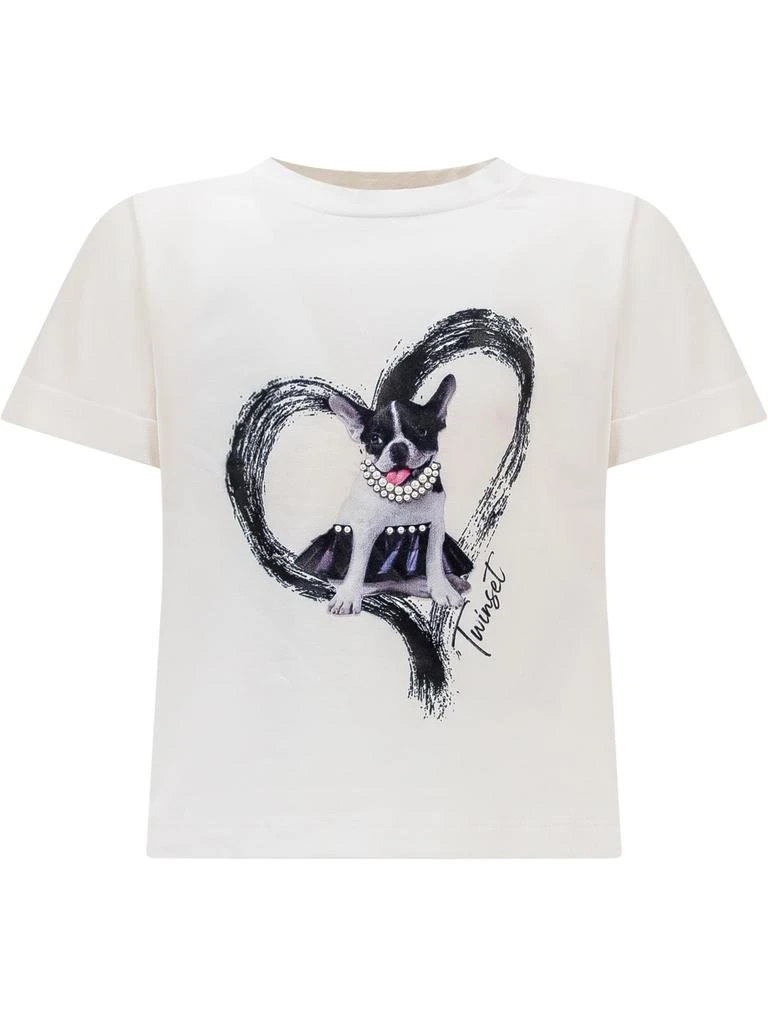 商品TWINSET|Pet Heart T-shirt,价格¥673,第1张图片