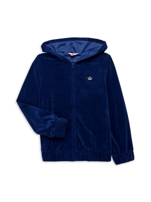 商品Juicy Couture|Girl’s Velour Hoodie,价格¥120,第1张图片