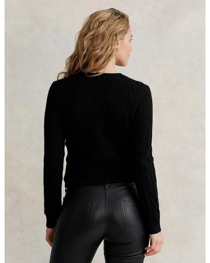 商品Ralph Lauren|Cable Knit Cashmere Crewneck Sweater,价格¥2226,第3张图片详细描述