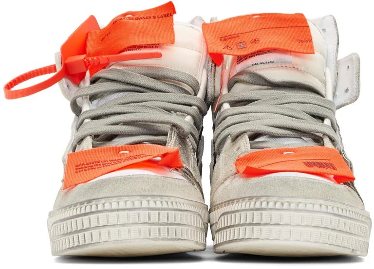 商品Off-White|White & Orange Off-Court 3.0 运动鞋,价格¥3602,第2张图片详细描述