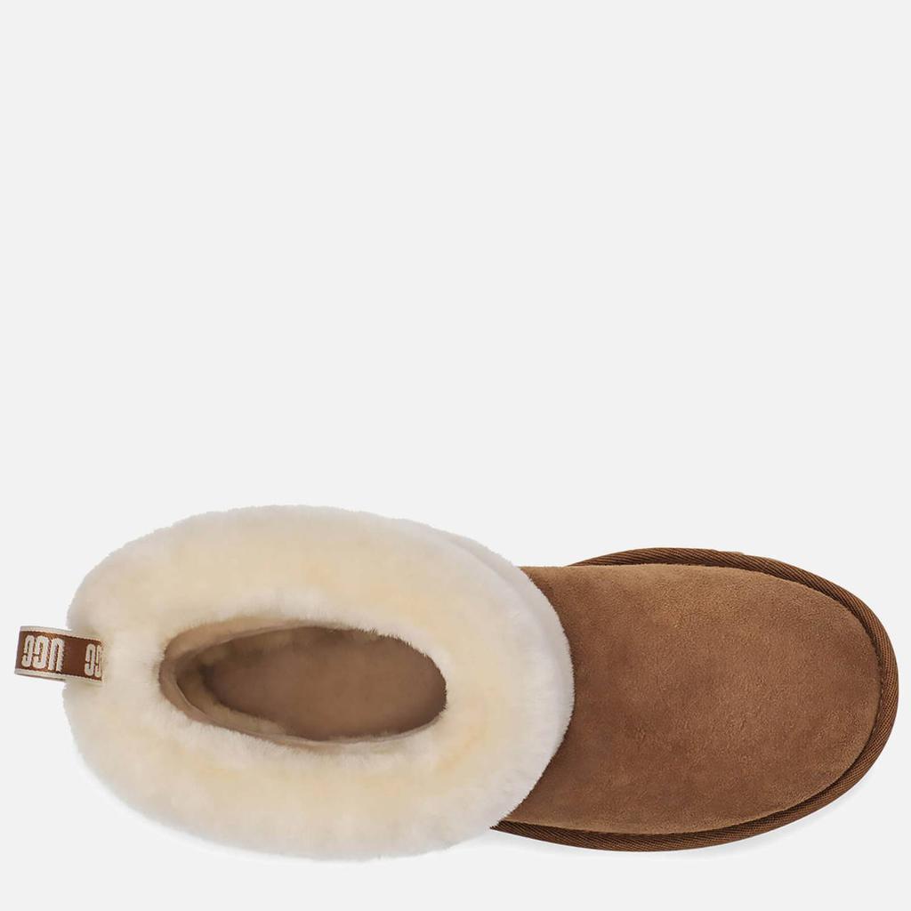 商品UGG|UGG Women's Fluff Mini Quilted Sheepskin Boots - Chestnut,价格¥797,第5张图片详细描述