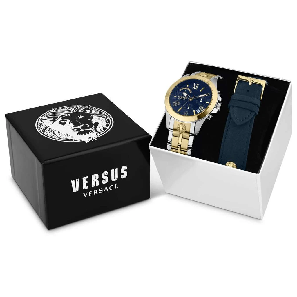 商品Versus Versace|Versus Versace Chrono Lion Box Set Men's Watch,价格¥1478,第3张图片详细描述