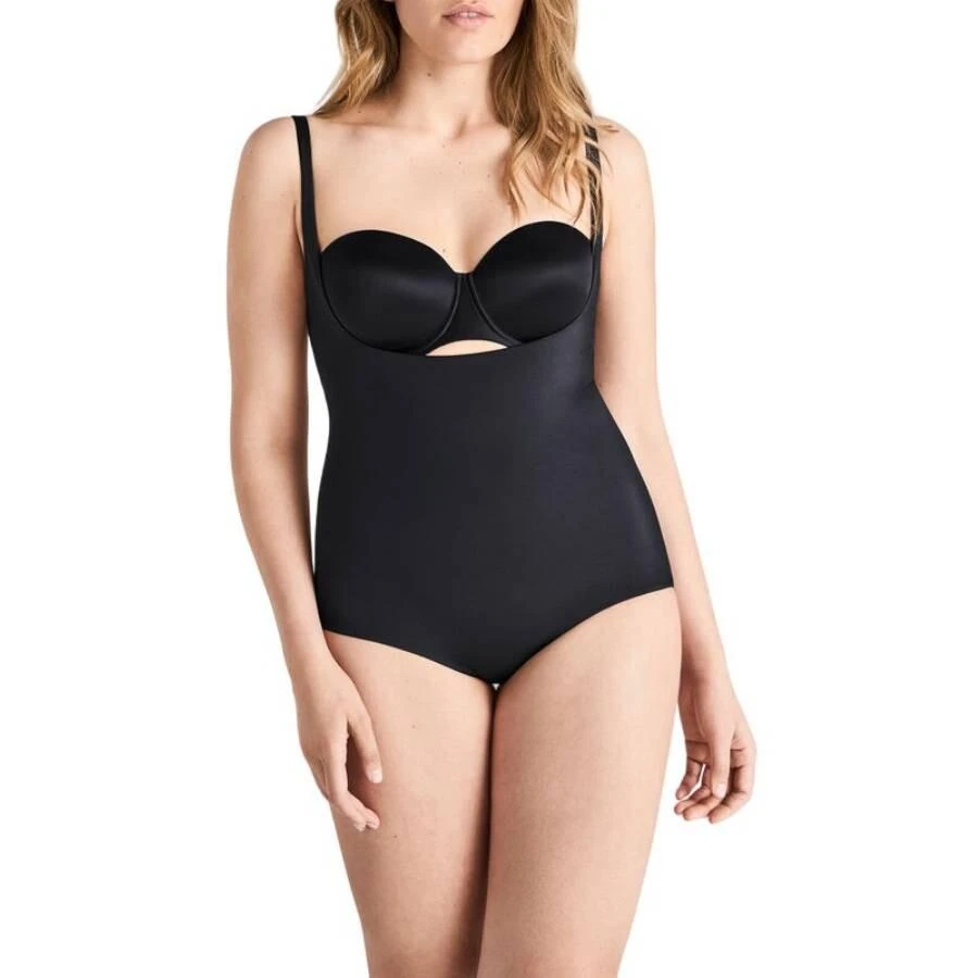 商品Wolford|Ladies Black Mat De Luxe Forming Bodysuit,价格¥298,第1张图片