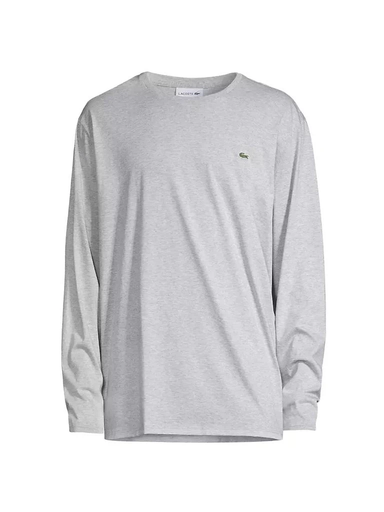 商品Lacoste|Long-Sleeve Cotton T-Shirt,价格¥385,第1张图片
