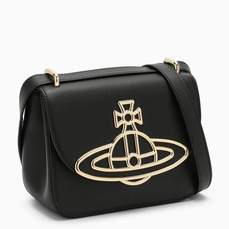 商品Vivienne Westwood|Black leather shoulder bag,价格¥5248,第3张图片详细描述