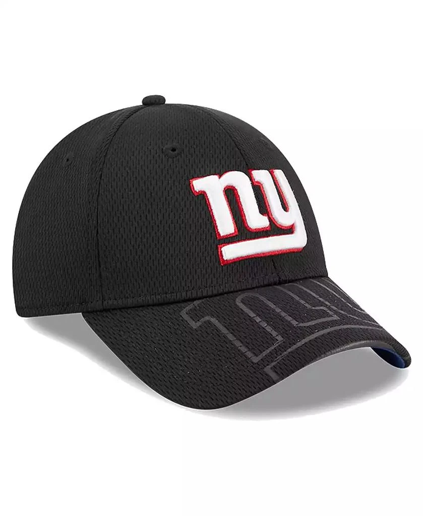 商品New Era|Men's Black New York Giants Top Visor 9FORTY Adjustable Hat,价格¥247,第4张图片详细描述