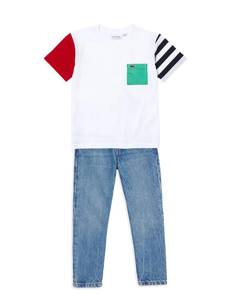 Little Boy's & Boy's Colorblocked T-Shirt商品第2张图片规格展示