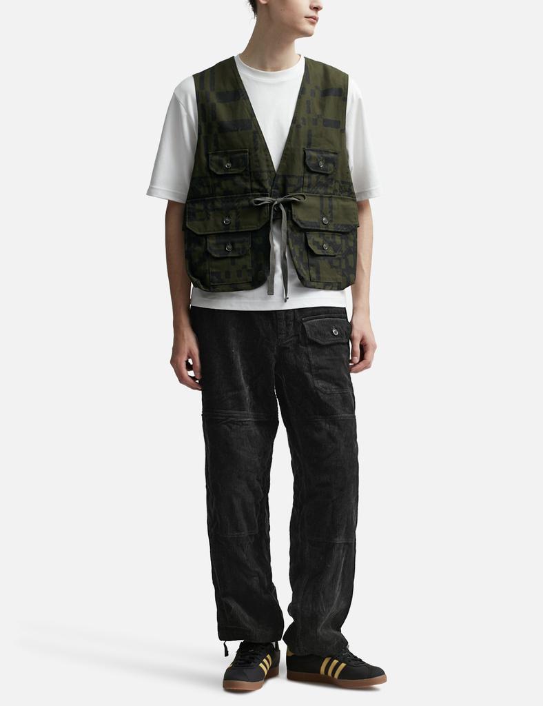 トップス Engineered garments Fowl vest S Engineered Garments Ripstop Fowl Vest, Red – Glasswing