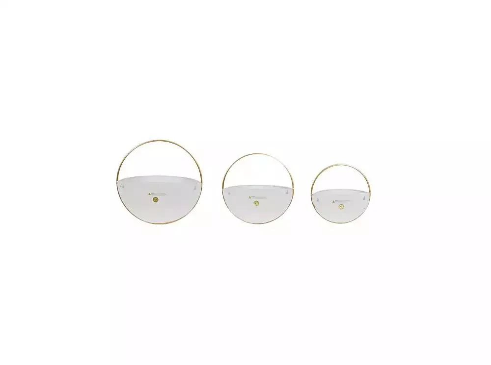商品Rosemary Lane|Metal Contemporary Planters, Set of 3,价格¥485,第3张图片详细描述