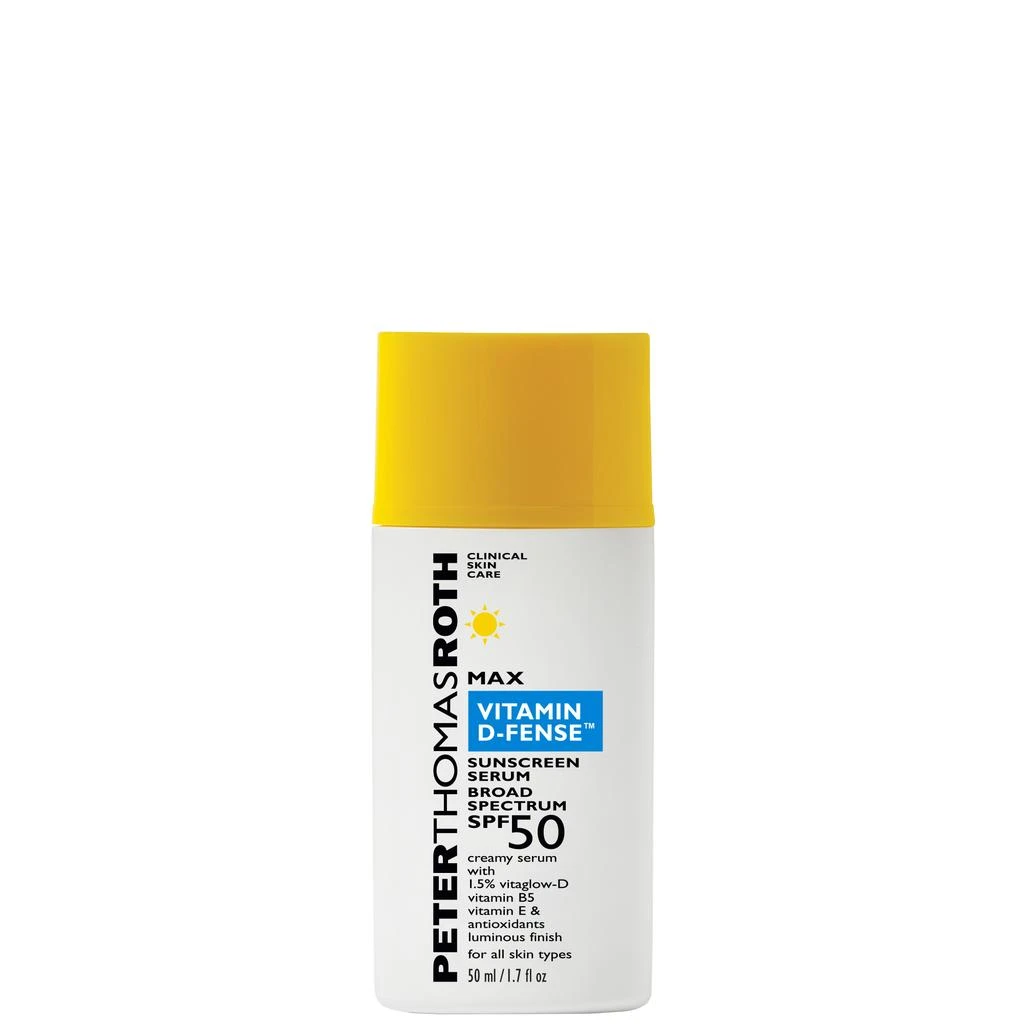 商品Peter Thomas Roth|Peter Thomas Roth Max Vitamin D Fense Sunscreen Broad Spectrum SPF 50 Serum 50ml,价格¥351,第1张图片