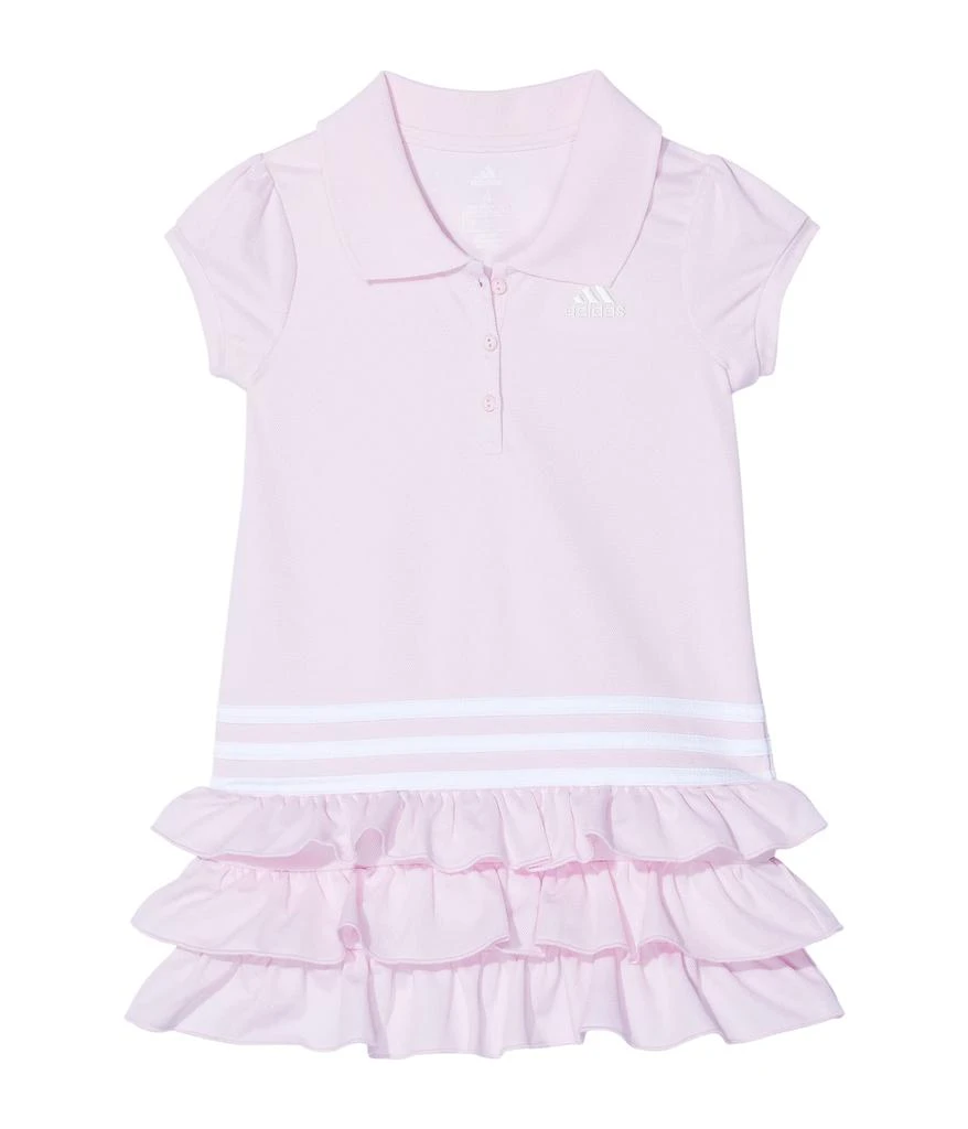 商品Adidas|adidas Kids Short Sleeve Polo Dress (Toddler/Little Kids),价格¥149,第1张图片