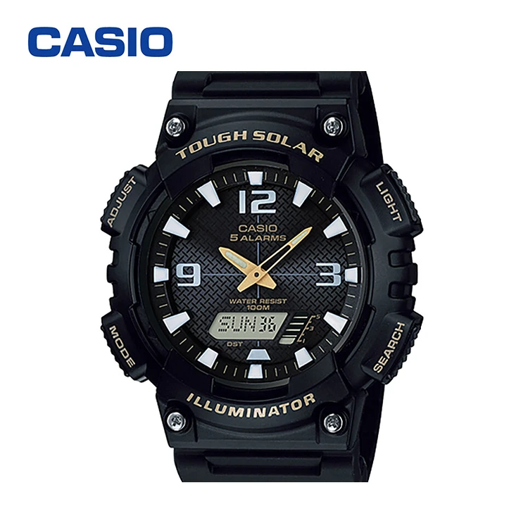 卡西欧（CASIO）男士电子手表AQ-S810W-1B-深灰色-AQ-S810W-1B 商品