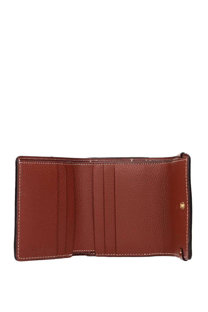 商品Chloé|Wallets Leather Brown Sepia,价格¥2148,第3张图片详细描述