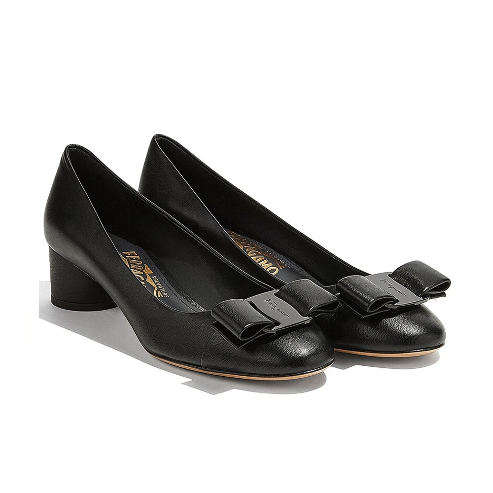 SALVATORE FERRAGAMO 黑色女士低跟鞋 0685762 商品