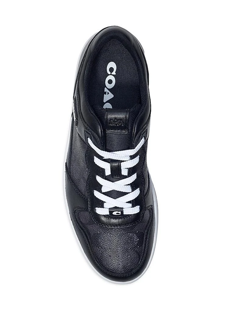 商品Coach|Signature Leather Monogrammed Sneakers,价格¥1489,第5张图片详细描述