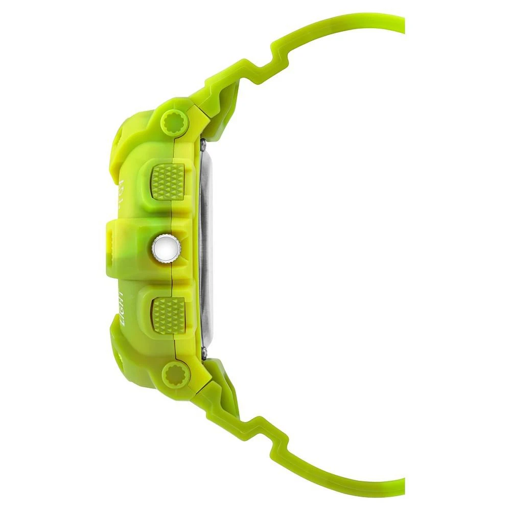 商品Steve Madden|Women's Bright Lime Green Plastic Strap Digital Watch, 50mm,价格¥524,第2张图片详细描述