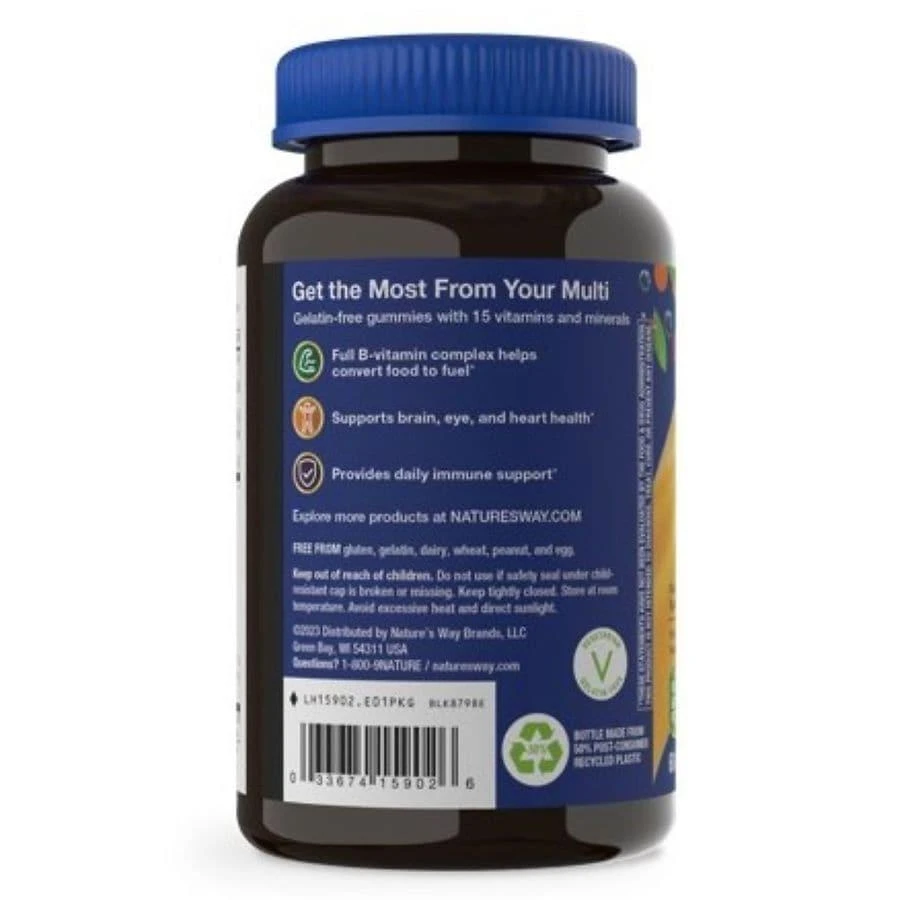 商品Nature's Way|Alive! Men's 50+ Multi-Vitamin Gummies Fruit Blend,价格¥105,第2张图片详细描述