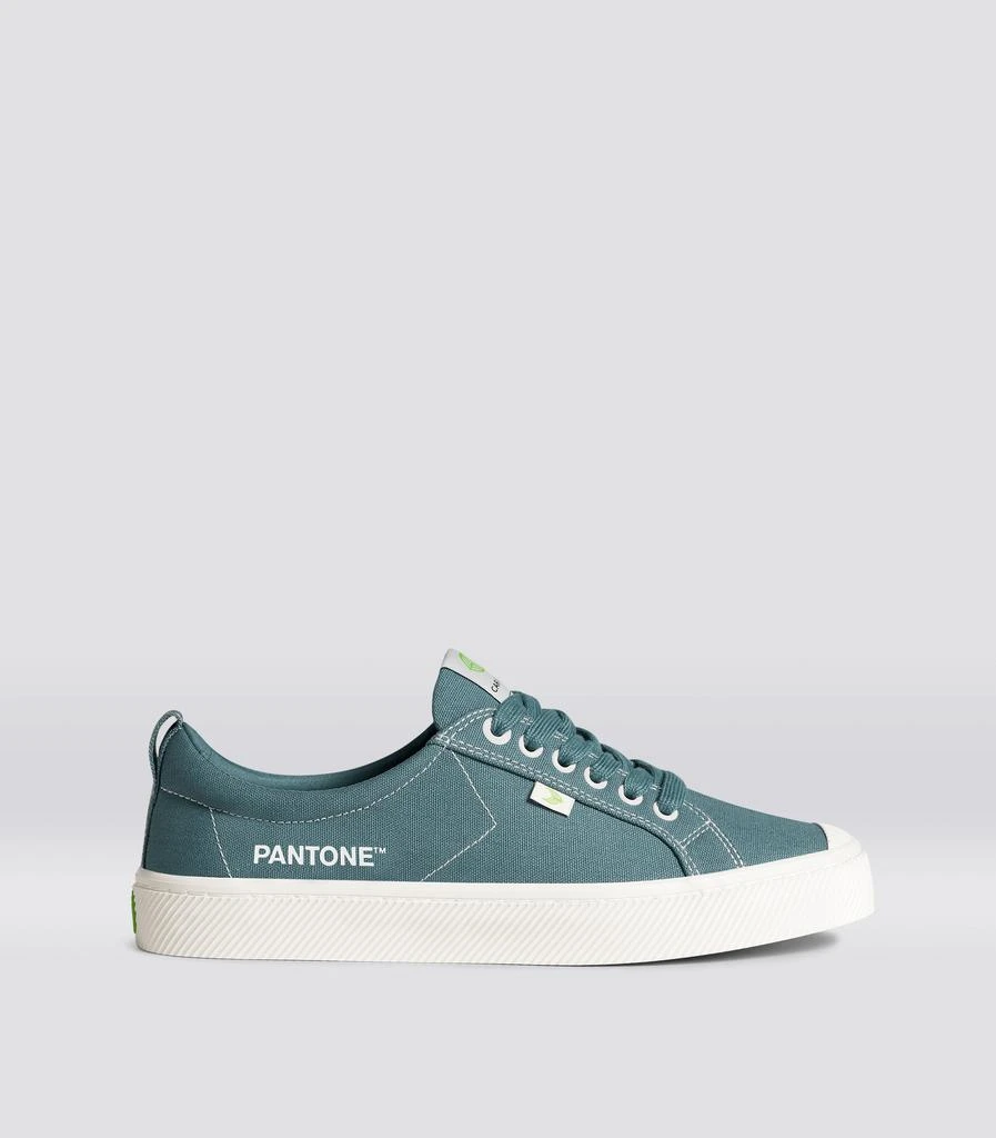 商品Cariuma|OCA Low Pantone Tapestry Blue Canvas Contrast Thread Sneaker Women,价格¥741,第1张图片