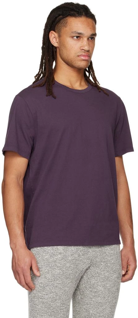 商品Vince|Purple Garment Dye T-Shirt,价格¥491,第2张图片详细描述