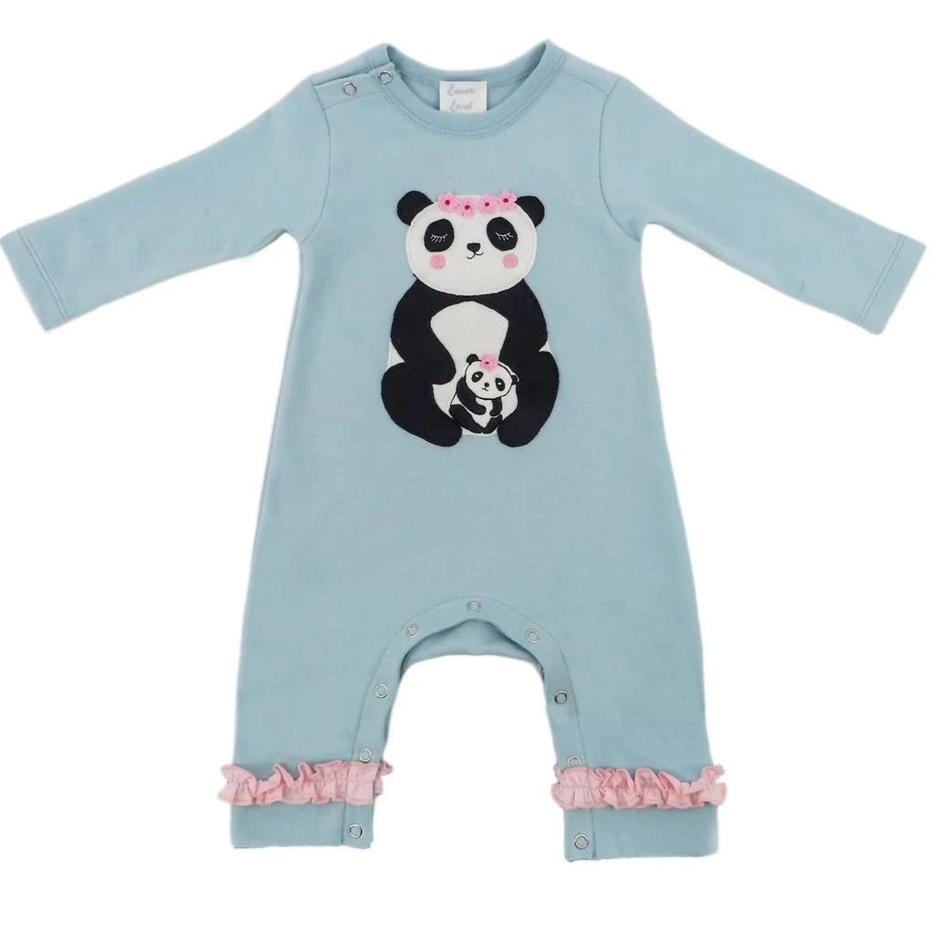 商品Lemon Loves Layette|Lemon Loves Layette - Baby Girls Panda Romper,价格¥495,第3张图片详细描述
