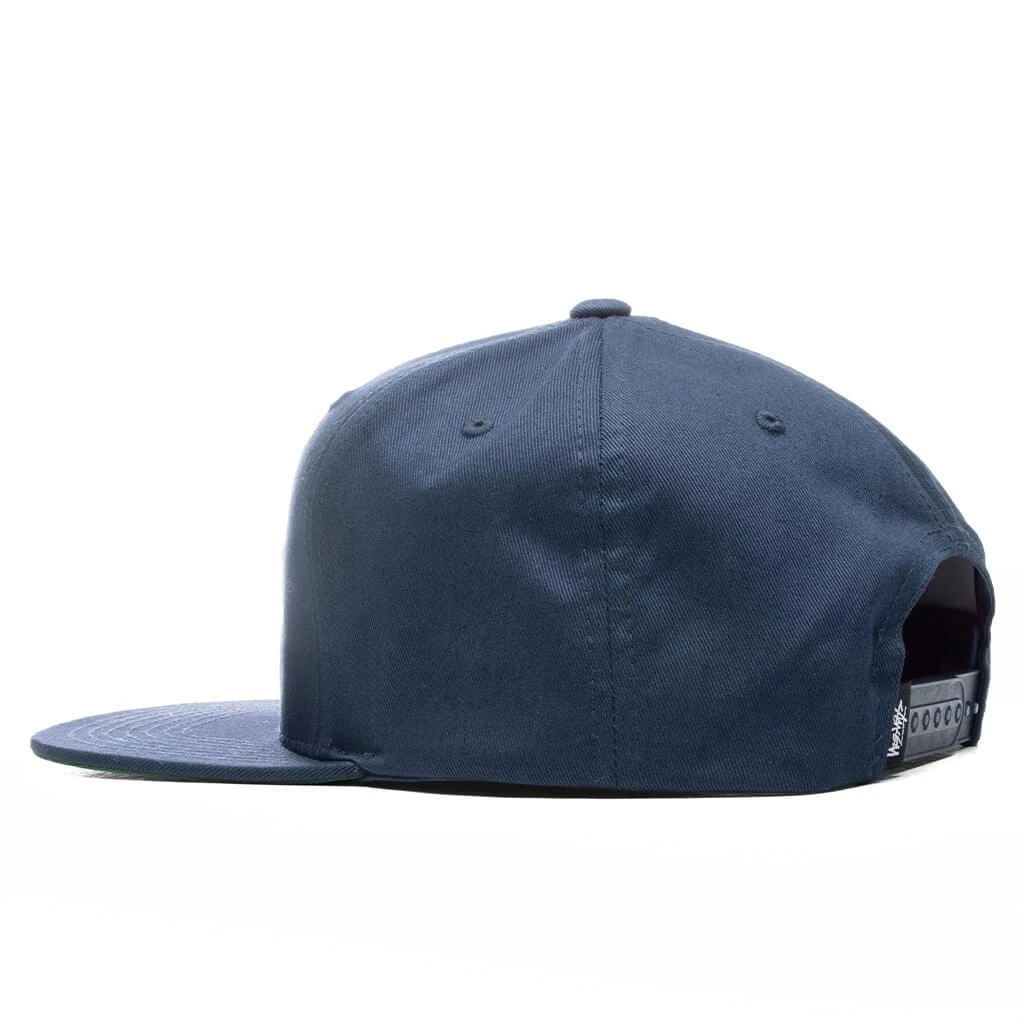 商品STUSSY|Stussy Big Stock Point Crown Cap - Navy,价格¥343,第4张图片详细描述