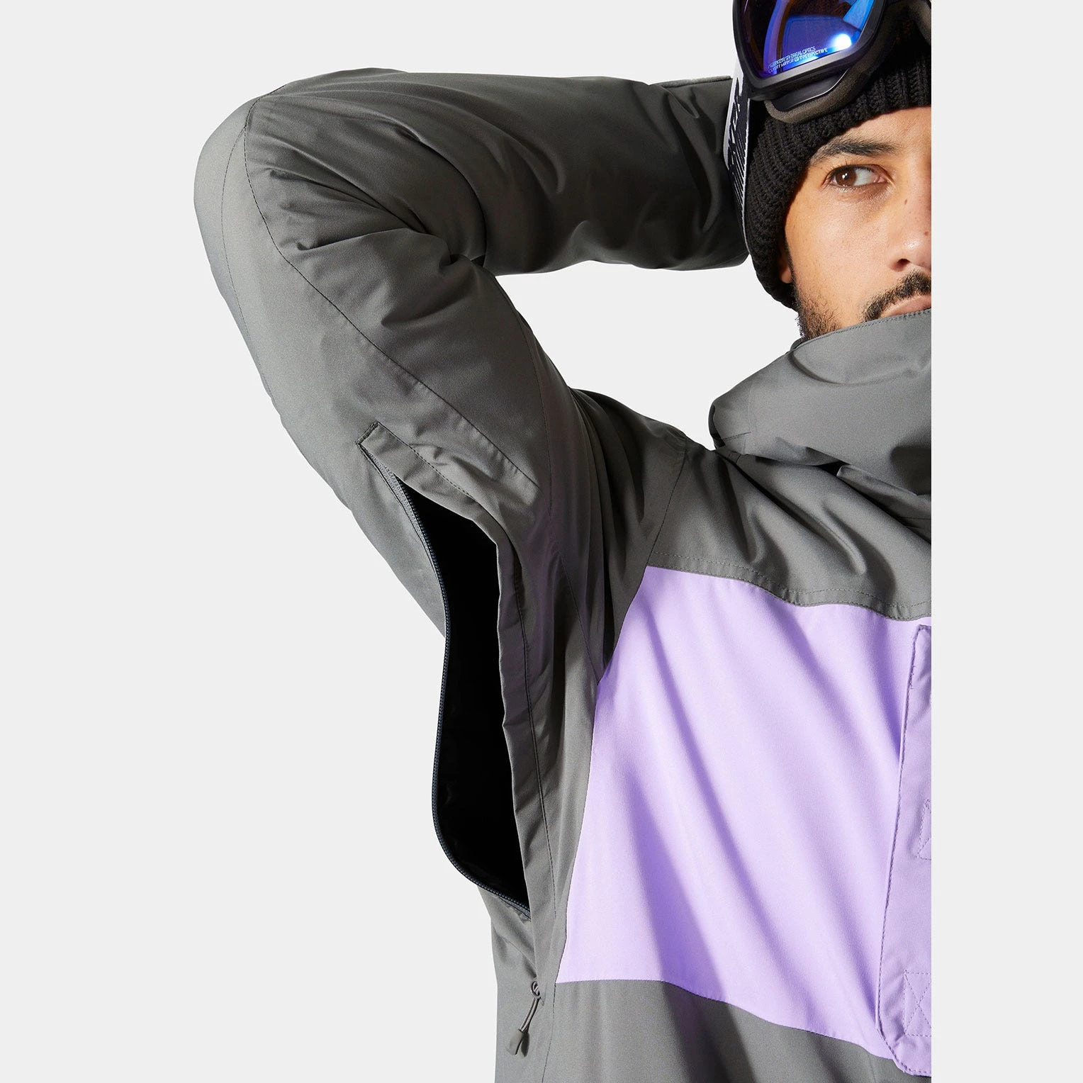 商品【商品预售7天】 Helly Hansen|Helly Hansen 男士户外滑雪服上装 65877876CONCRETE 米白色,价格¥3785,第6张图片详细描述