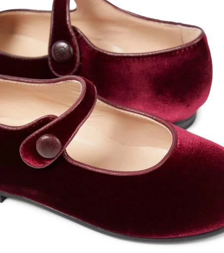 商品IL GUFO|Velvet Mary Jane flats,价格¥1717,第5张图片详细描述