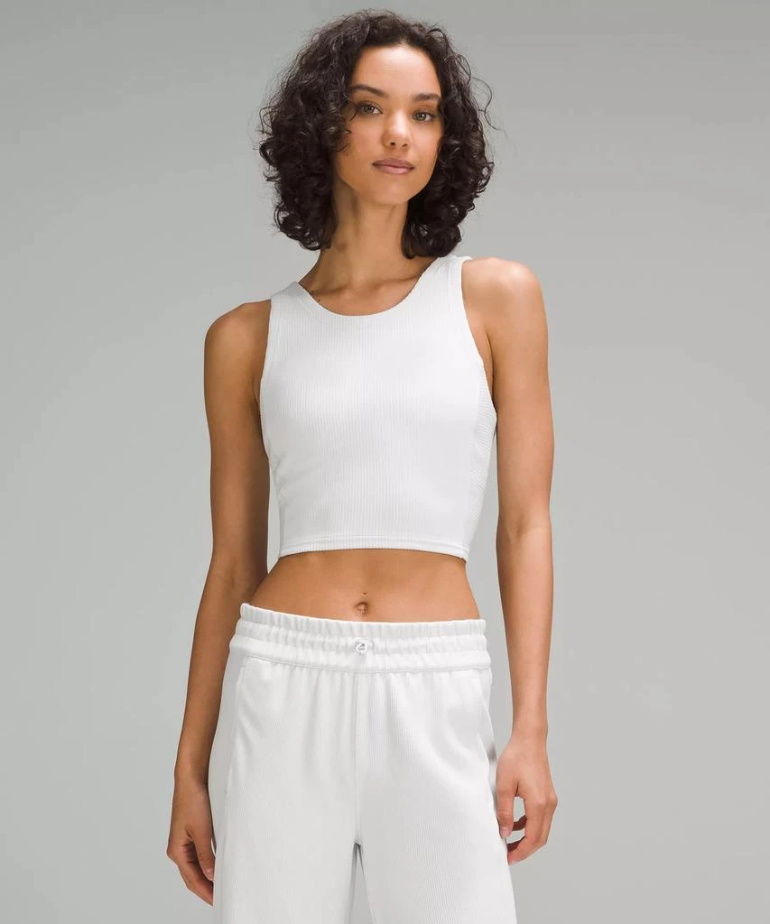 商品Lululemon|Ribbed Softstreme Cropped Tank Top,价格¥200,第5张图片详细描述