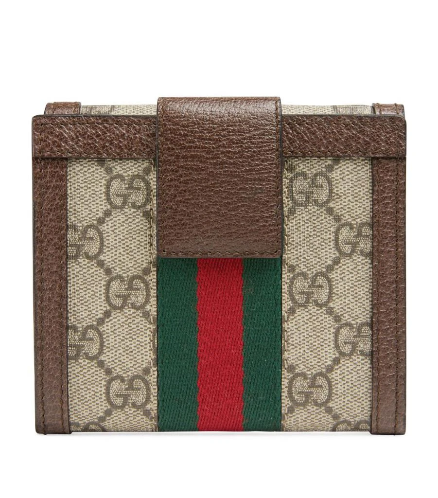 商品Gucci|Leather Ophidia GG Web Stripe Wallet,价格¥5132,第2张图片详细描述