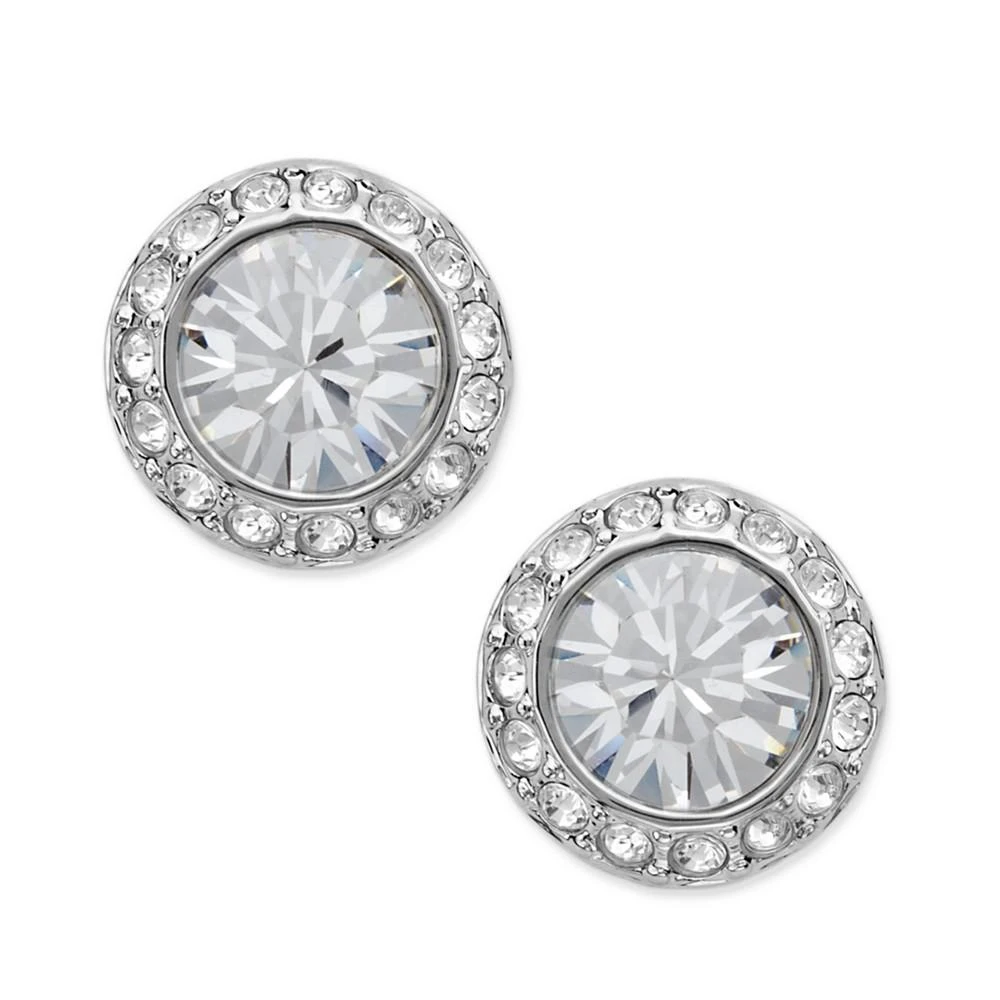 商品Swarovski|Earrings, Silver-Tone Crystal Circle Stud,价格¥424,第1张图片