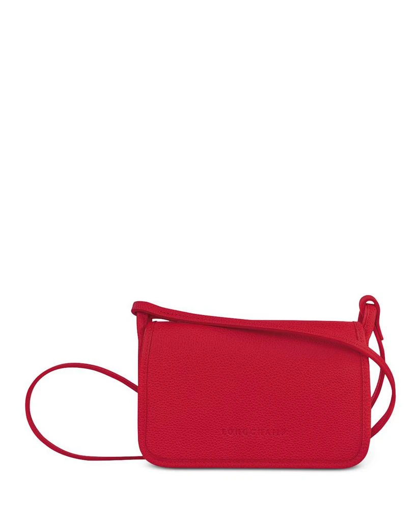 商品Longchamp|Le Foulonné Leather Wallet Crossbody,价格¥2477,第1张图片