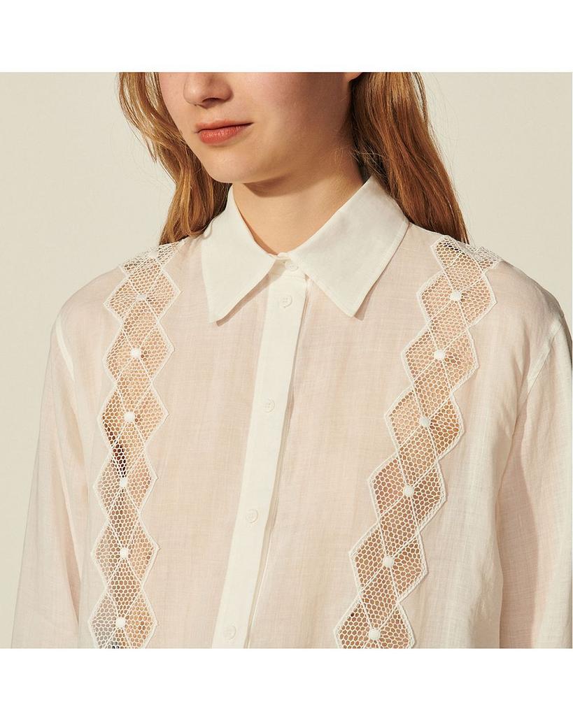 Eugene Braided Trim Shirt商品第3张图片规格展示