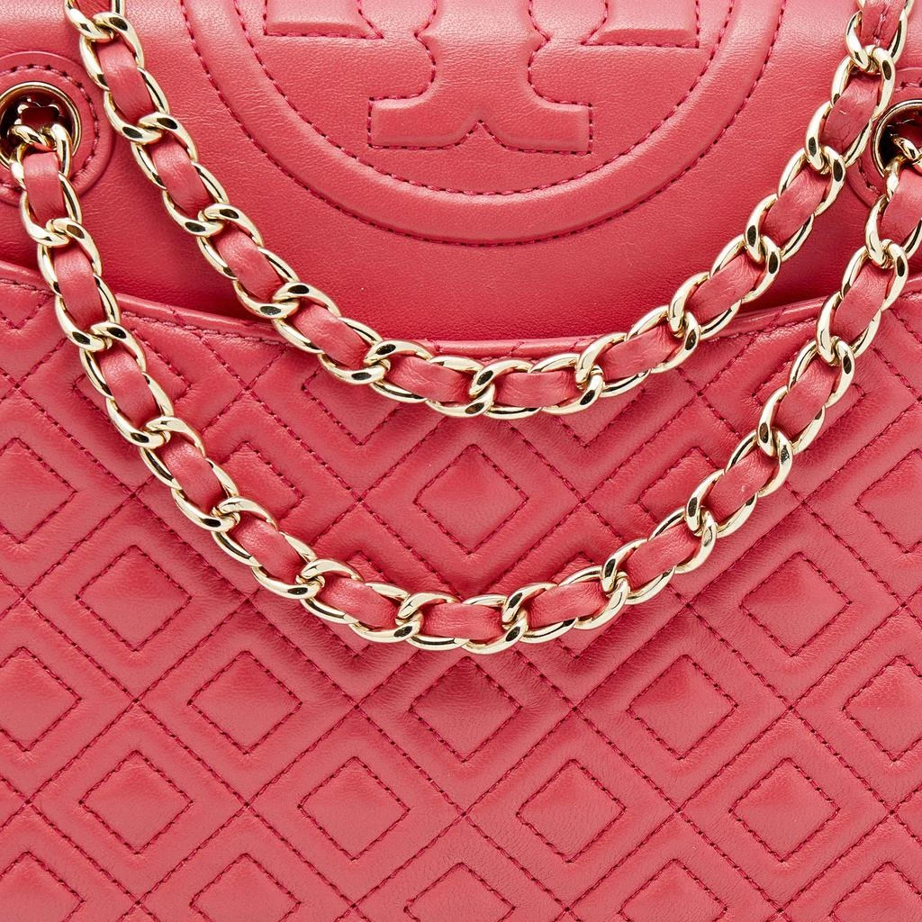 商品[二手商品] Tory Burch|Tory Burch Red Leather Medium Fleming Shoulder Bag,价格¥1157,第5张图片详细描述