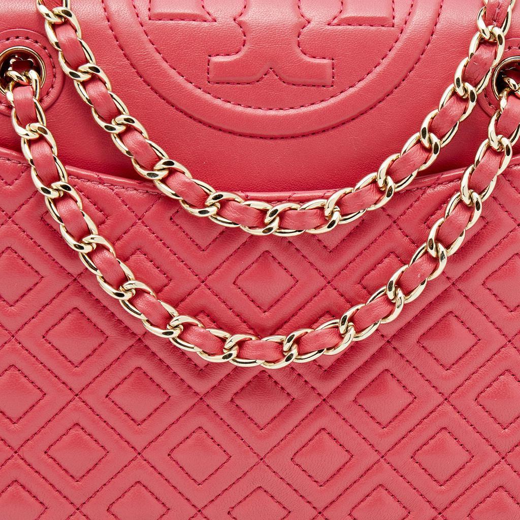 商品[二手商品] Tory Burch|Tory Burch Red Leather Medium Fleming Shoulder Bag,价格¥2470,第7张图片详细描述