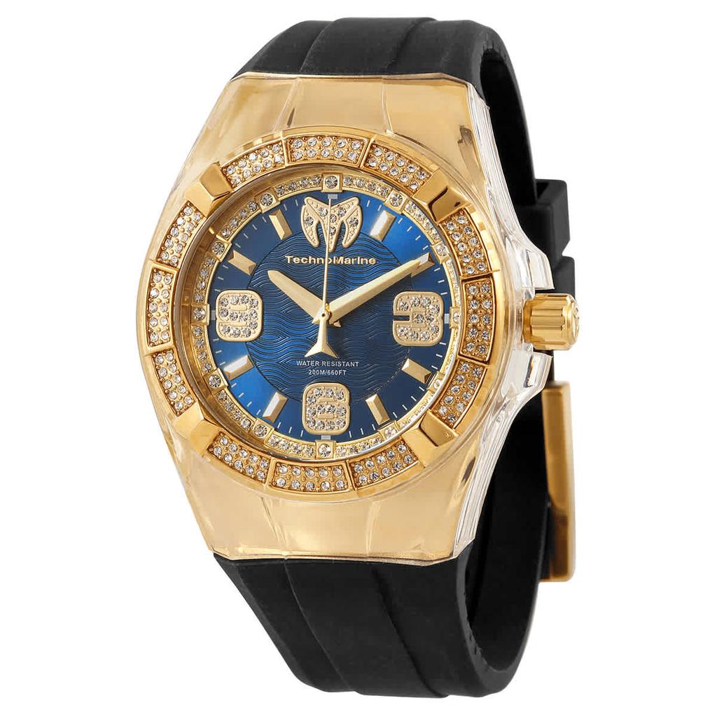 Cruise Quartz Crystal Blue Dial Mens Watch TM-121094商品第1张图片规格展示