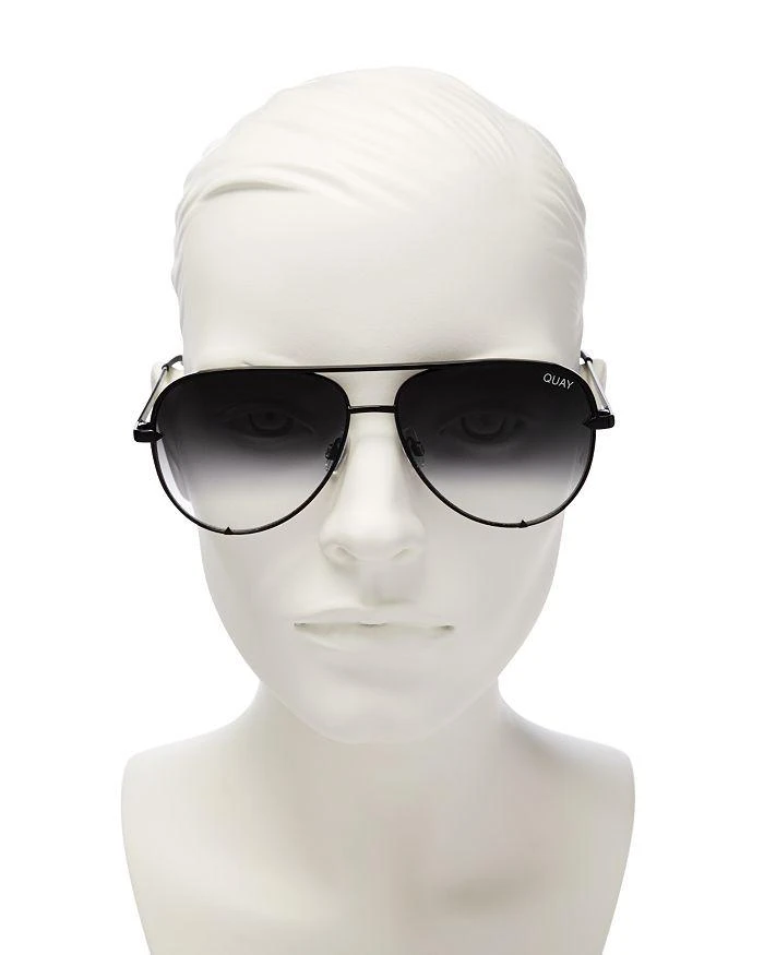商品Quay|Women's High Key Mini Aviator Sunglasses, 53mm,价格¥482,第2张图片详细描述