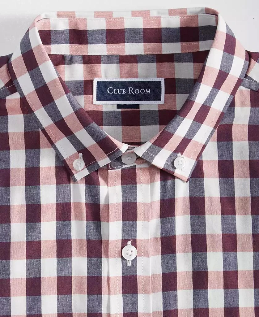 商品Club Room|Men's Gin Regular-Fit Plaid Button-Down Shirt, Created for Macy's,价格¥151,第4张图片详细描述