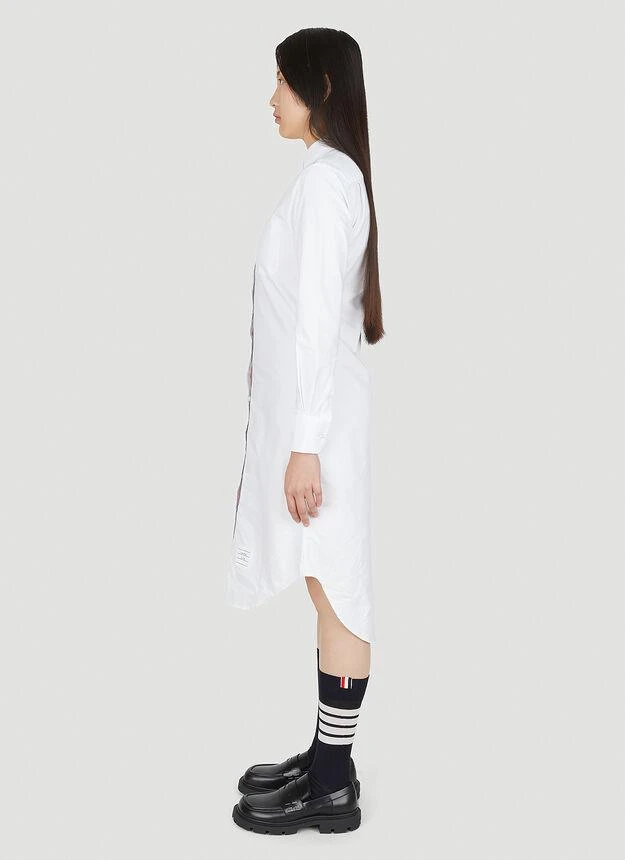 商品Thom Browne|Shirt Dress in White,价格¥2316,第3张图片详细描述