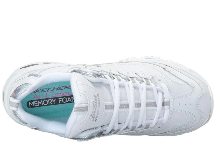 商品SKECHERS|D'Lites经典复古系列纯白运动鞋,价格¥293,第2张图片详细描述