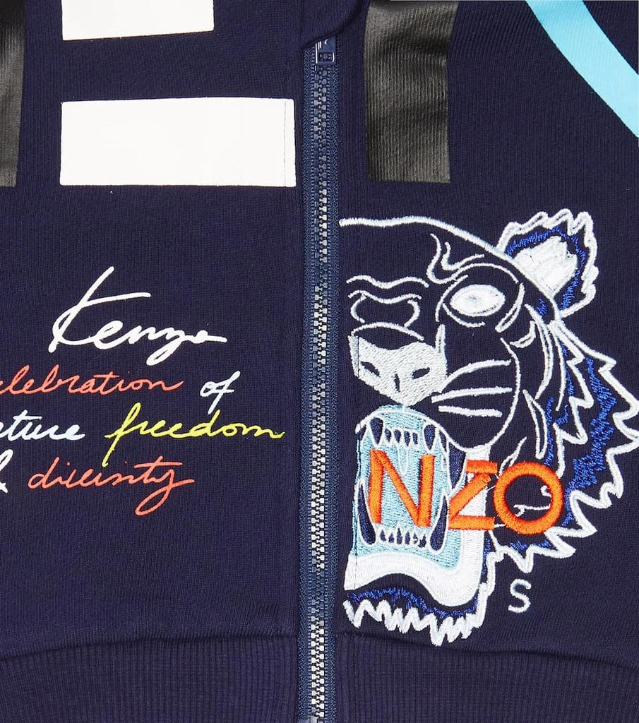 商品Kenzo|Baby printed cotton zip-up hoodie,价格¥716,第3张图片详细描述