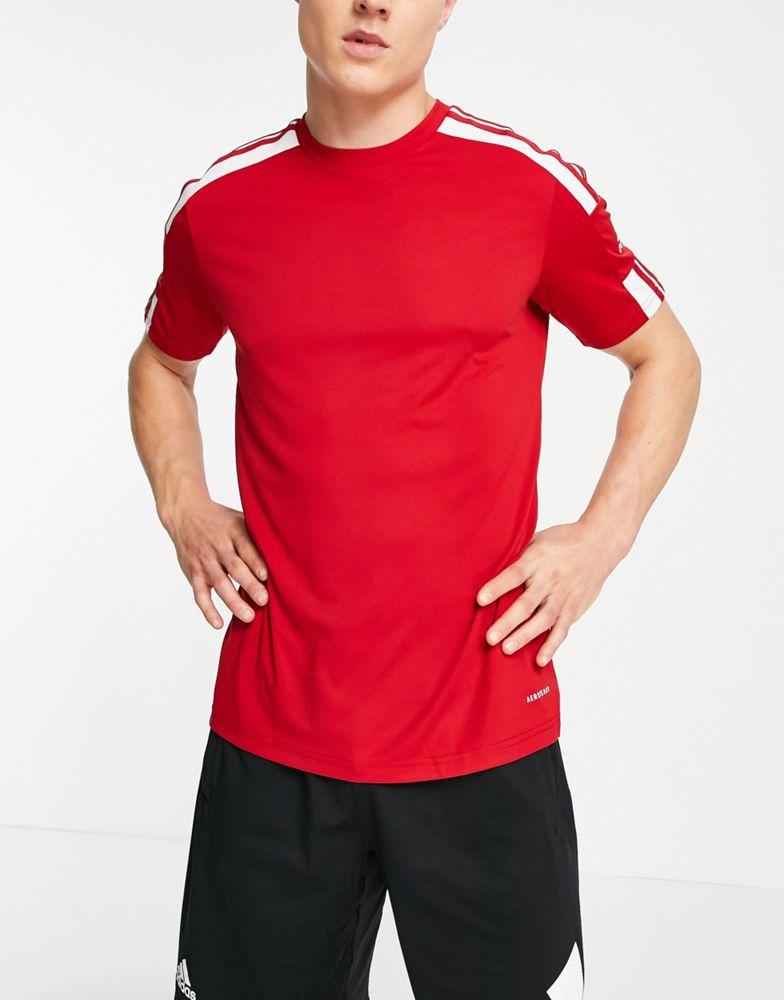 adidas Football Squadra 21 t-shirt in red商品第2张图片规格展示