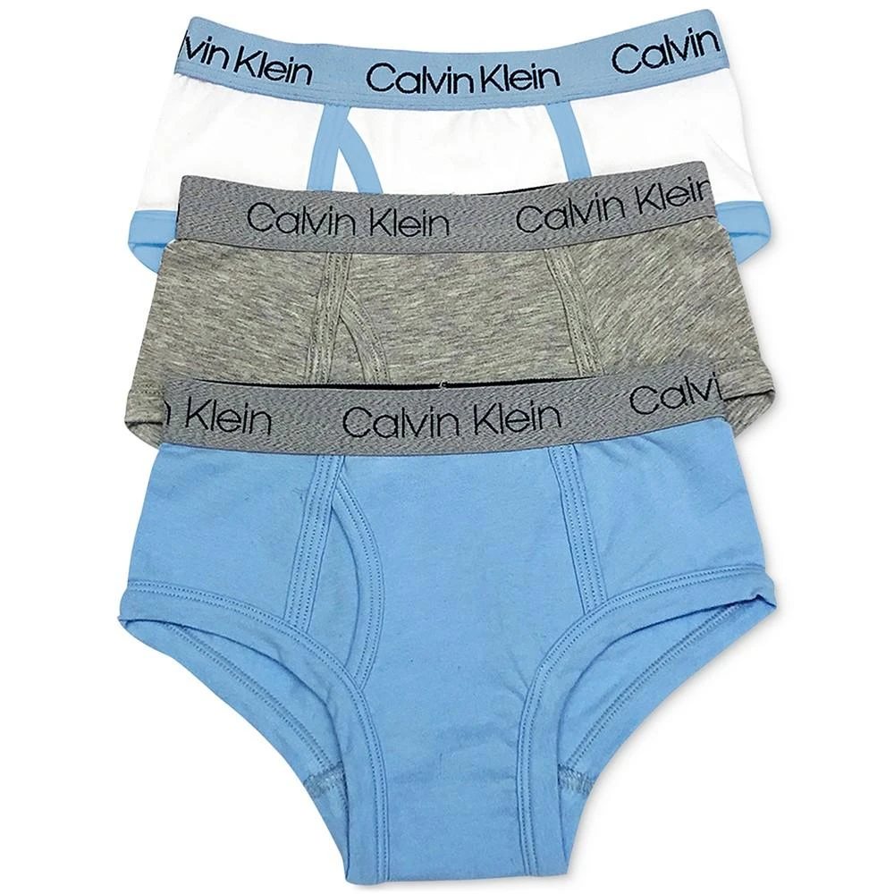 商品Calvin Klein|男童基础款三角内裤3件装, 小童&大童,价格¥126,第1张图片