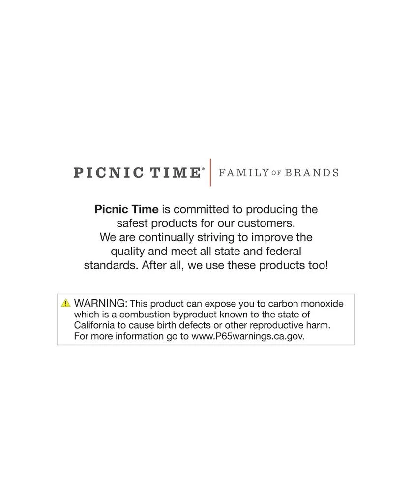 商品Picnic Time|Oniva® by Vulcan Portable Propane Grill & Cooler Tote with Trolley,价格¥2038,第3张图片详细描述
