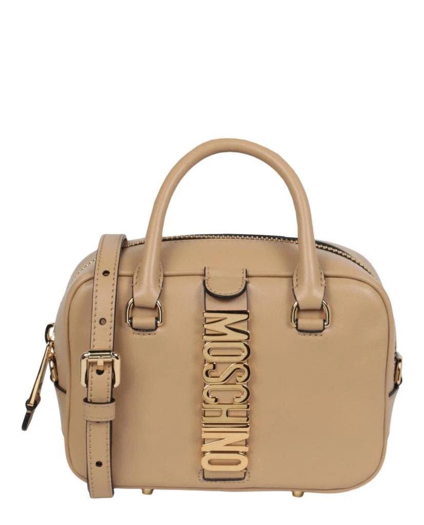 商品Moschino|Logo Belt Leather Crossbody Bag,价格¥5633,第1张图片