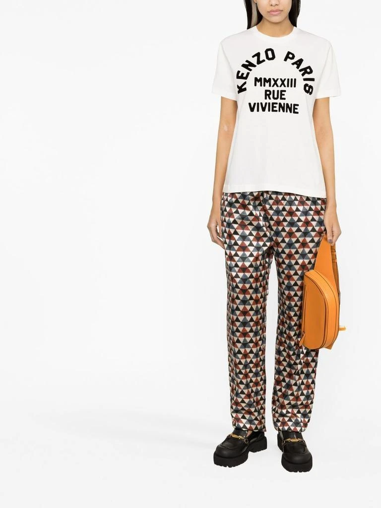 商品Kenzo|KENZO - Rue Vivienne Cotton T-shirt,价格¥1744,第3张图片详细描述