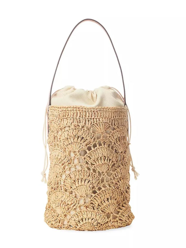 商品Ralph Lauren|Raffia Crochet Bucket Bag,价格¥2033,第5张图片详细描述