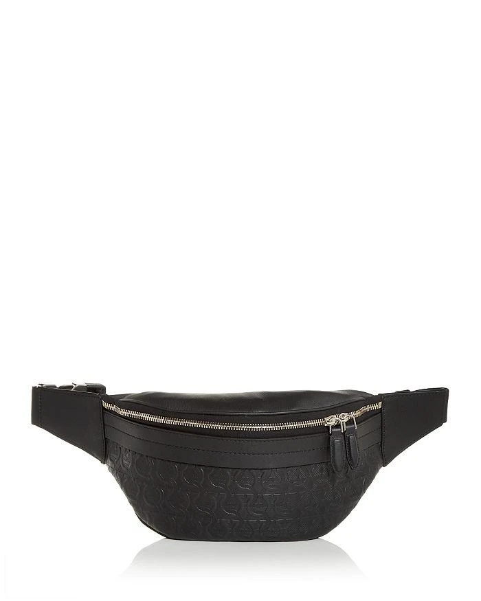 商品Salvatore Ferragamo|Travel Gancini Embossed Leather Belt Bag,价格¥9686,第1张图片